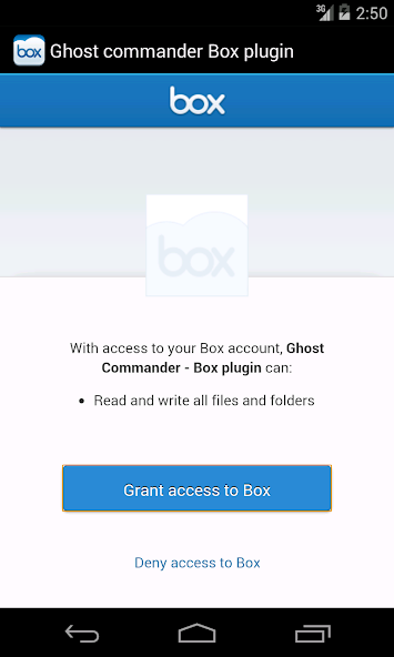 Ghost Commander plugin for BOX