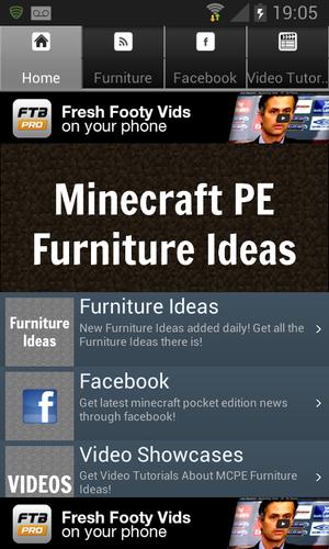 Furniture Designs Minecraft PE