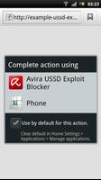 Avira USSD Exploit Blocker