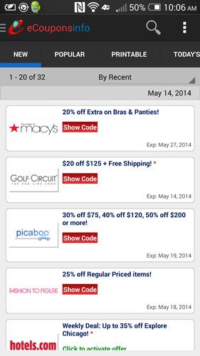 eCouponsinfo.com Coupons