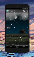 Animated Weather Widget, Clock