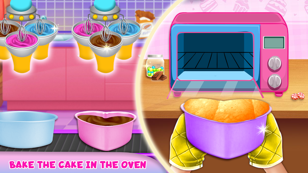 Baking cake master games