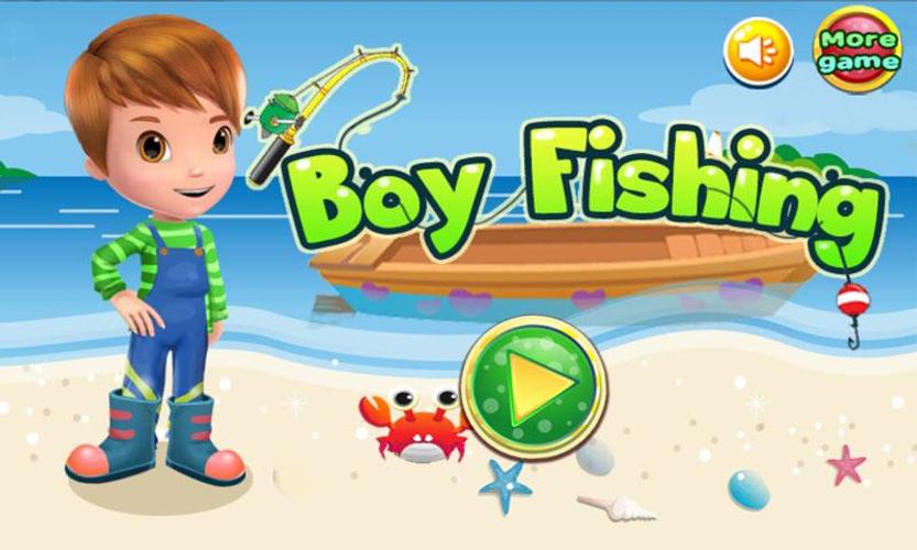 Funny boy fishing games