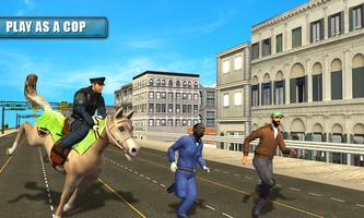 Police Horse Crime City Chase