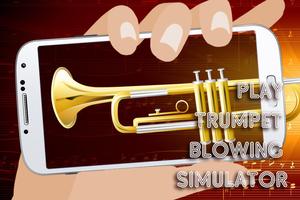 Play trumpet blowing joke simu