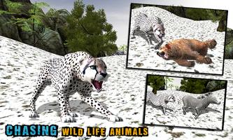 Wild Snow Leopard Survival Sim