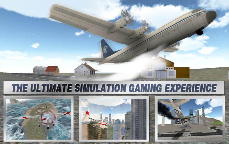 Flight Simulator Plane Flying