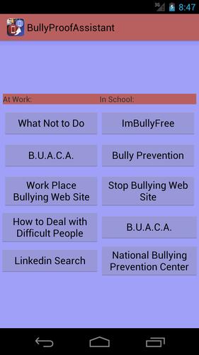 BullyProofAssistant:anti-bully