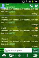 GO SMS Theme Green Nature