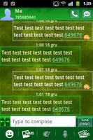 GO SMS Theme Green Nature