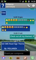 GO SMS Pro Road Sign Theme