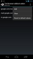 Tint Browser Adblock addon