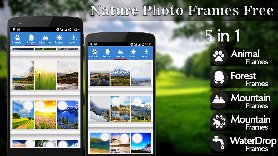 Nature Photo Frames Free