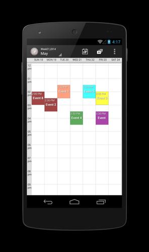 Weekly schedule planner