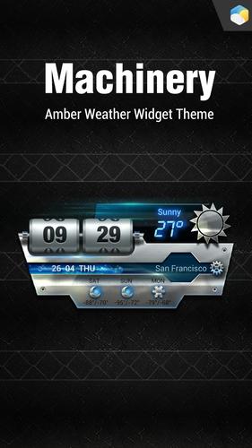 Daily weather forecast widget