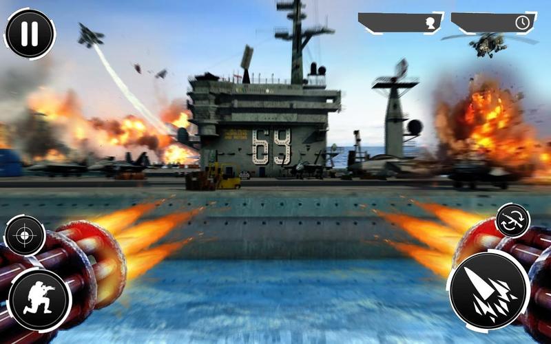 Navy Gunner Shoot War 3D