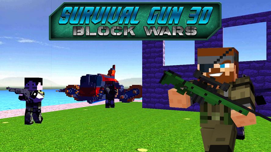 Survival Gun 3D - Block Wars