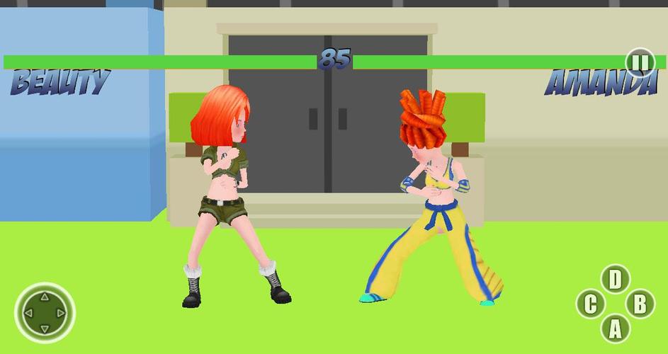 School Girls Fighting 3D