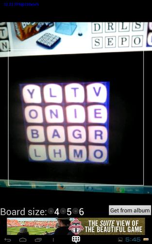 Boggle Solver: Vision