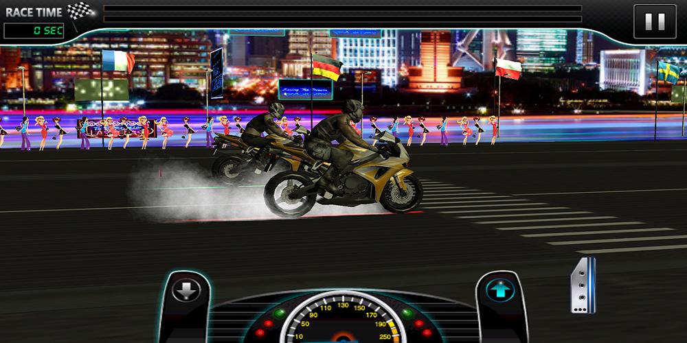 Drag Race : Heavy Bike Version