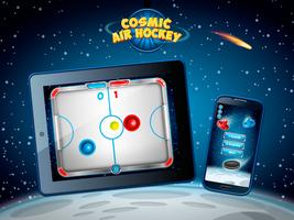 Cosmic Air Hockey