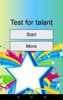 Test for talant