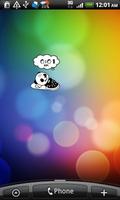 Panda Talks clock widget _LWP