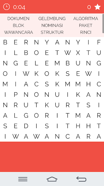 Word Search Indonesian