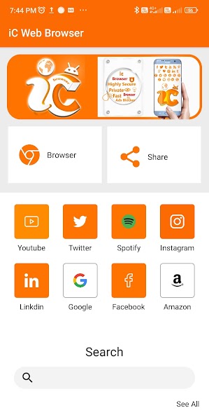 iC Browser :  Fast & Private