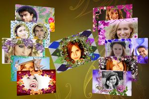 Flower Photo Effect Frame