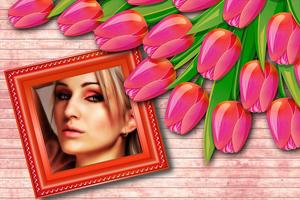 Flower Photo Effect Frame