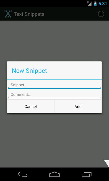 Text Snippets