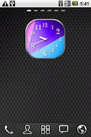 Colourful Clock Widget