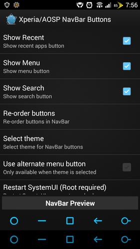 Xperia/AOSP NavBar Buttons