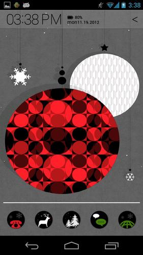 Christmas Ornaments Atom theme