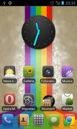 Cyanogen Analog Clock Widgets