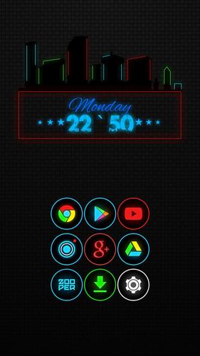 Neon - Zooper Widget