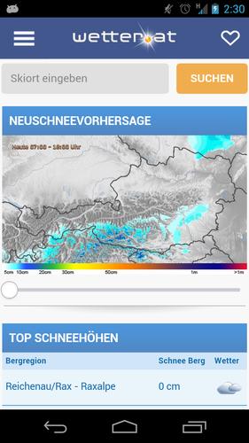 Wetter.at SKIWETTER