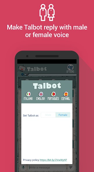 Talbot, the chatbot