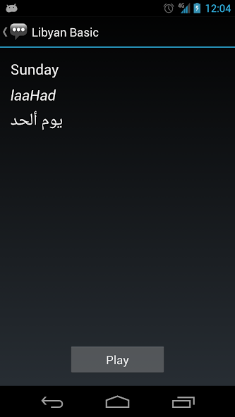 Libyan Basic Phrases