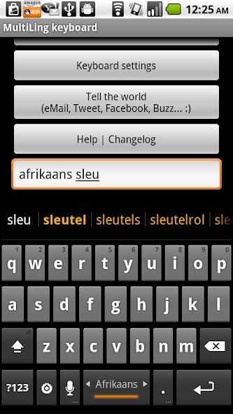 Afrikaans Keyboard Plugin