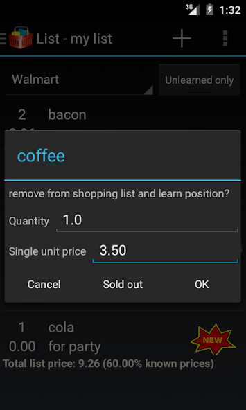 Smart Shopping List