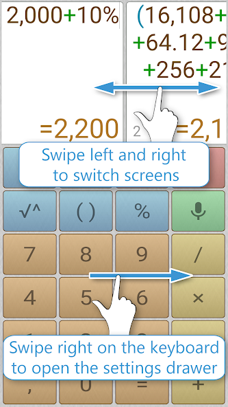 Multi-Screen Voice Calculator