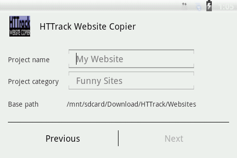 HTTrack Website Copier