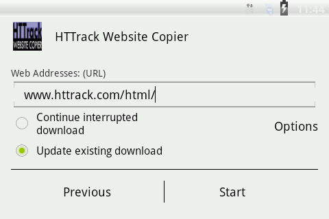 HTTrack Website Copier