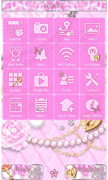 Royal Pink Wallpaper Theme