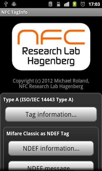 NFC TagInfo