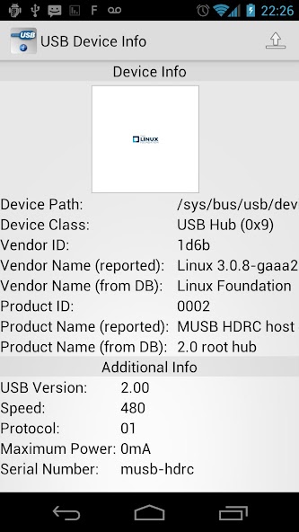 USB Device Info