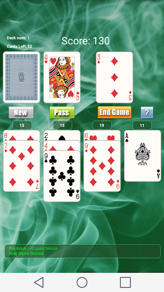 21 Solitaire Game