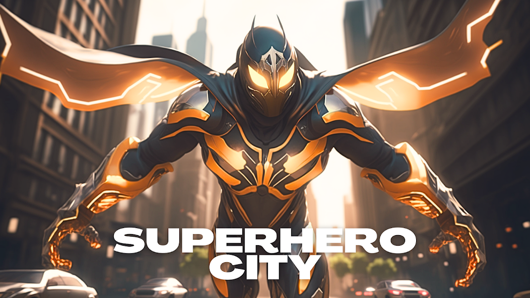 Superhero spider city fighter